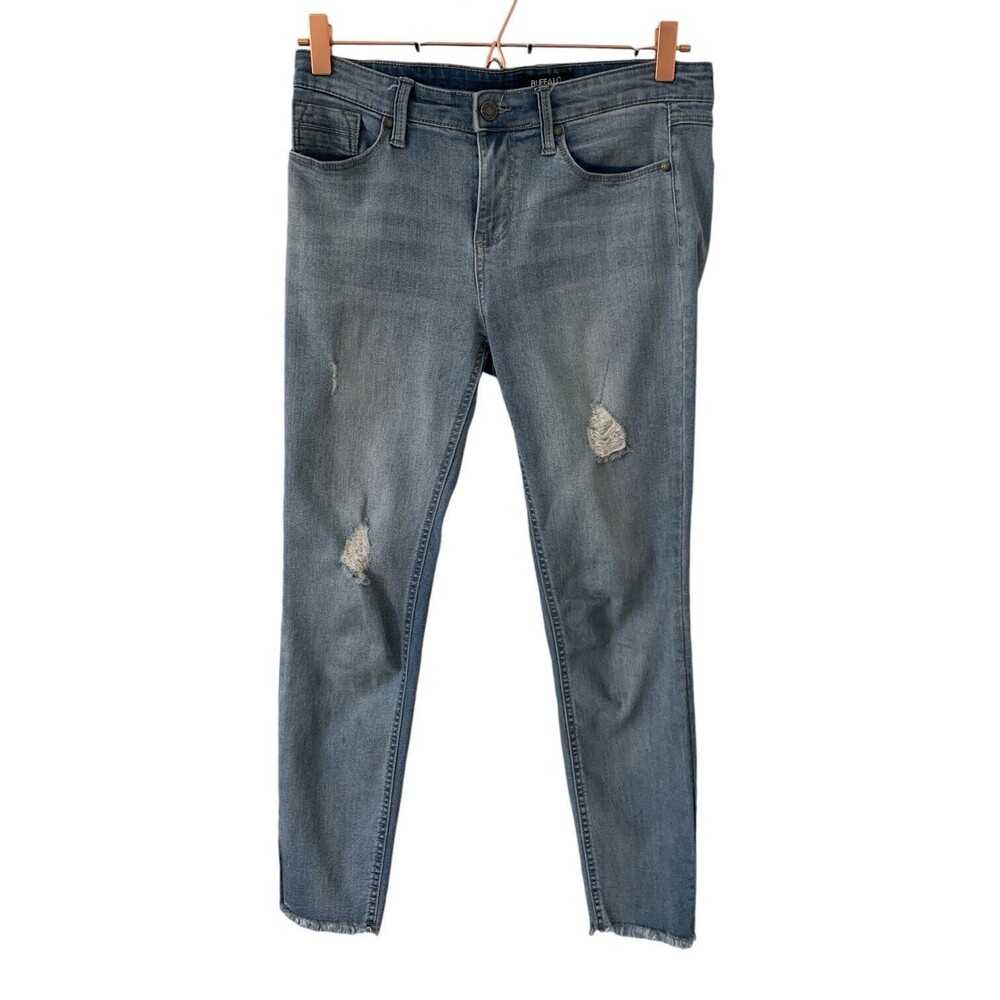 Buffalo David Bitton Jeans Women's Size 4/27 Rip & Repair Jess Mid Rise Skinny